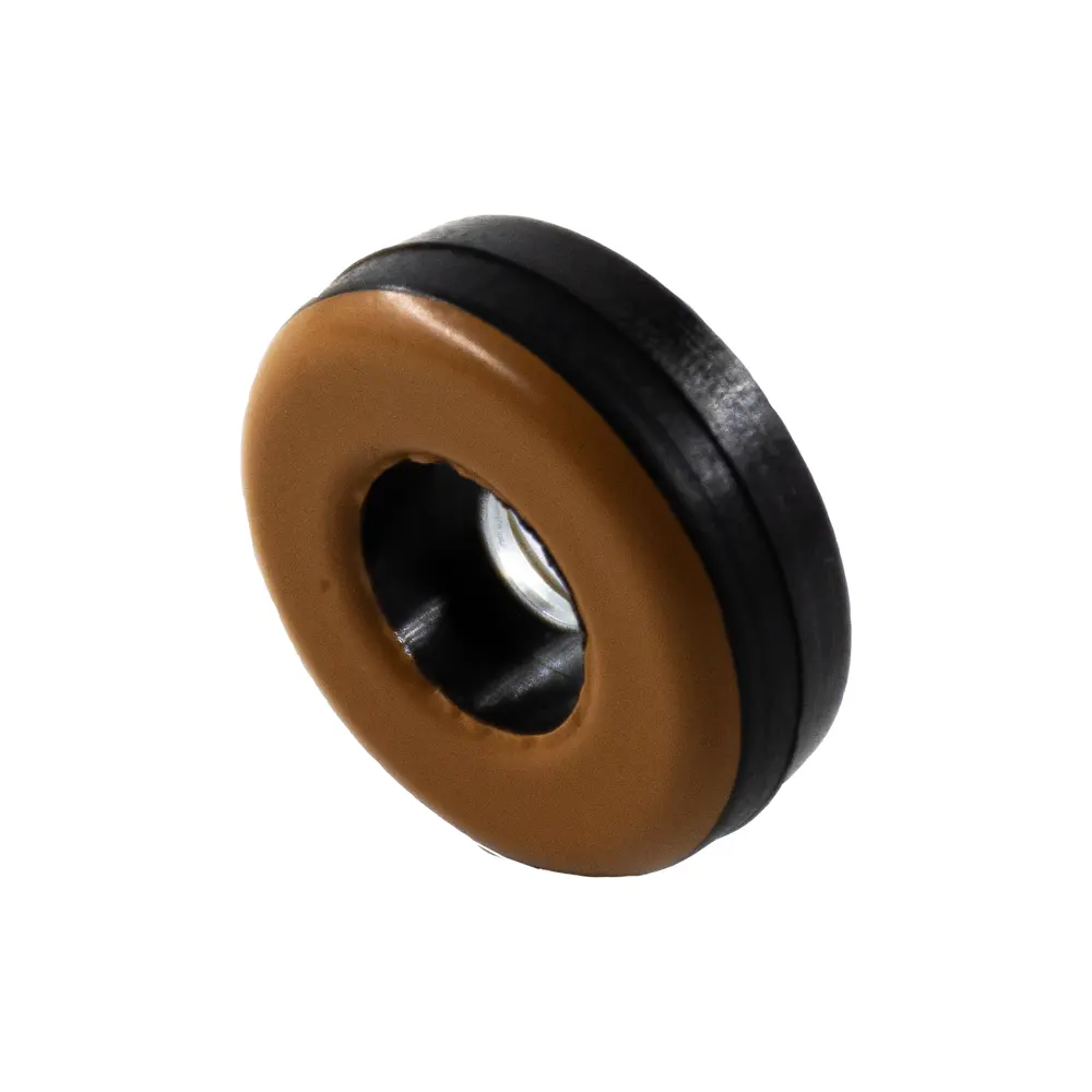 Накладки на мебельные ножки на саморезах ⌀22 мм круглые ПТФЭ коричневые 4 шт DILWIS STLM-2151316 - Вид №4