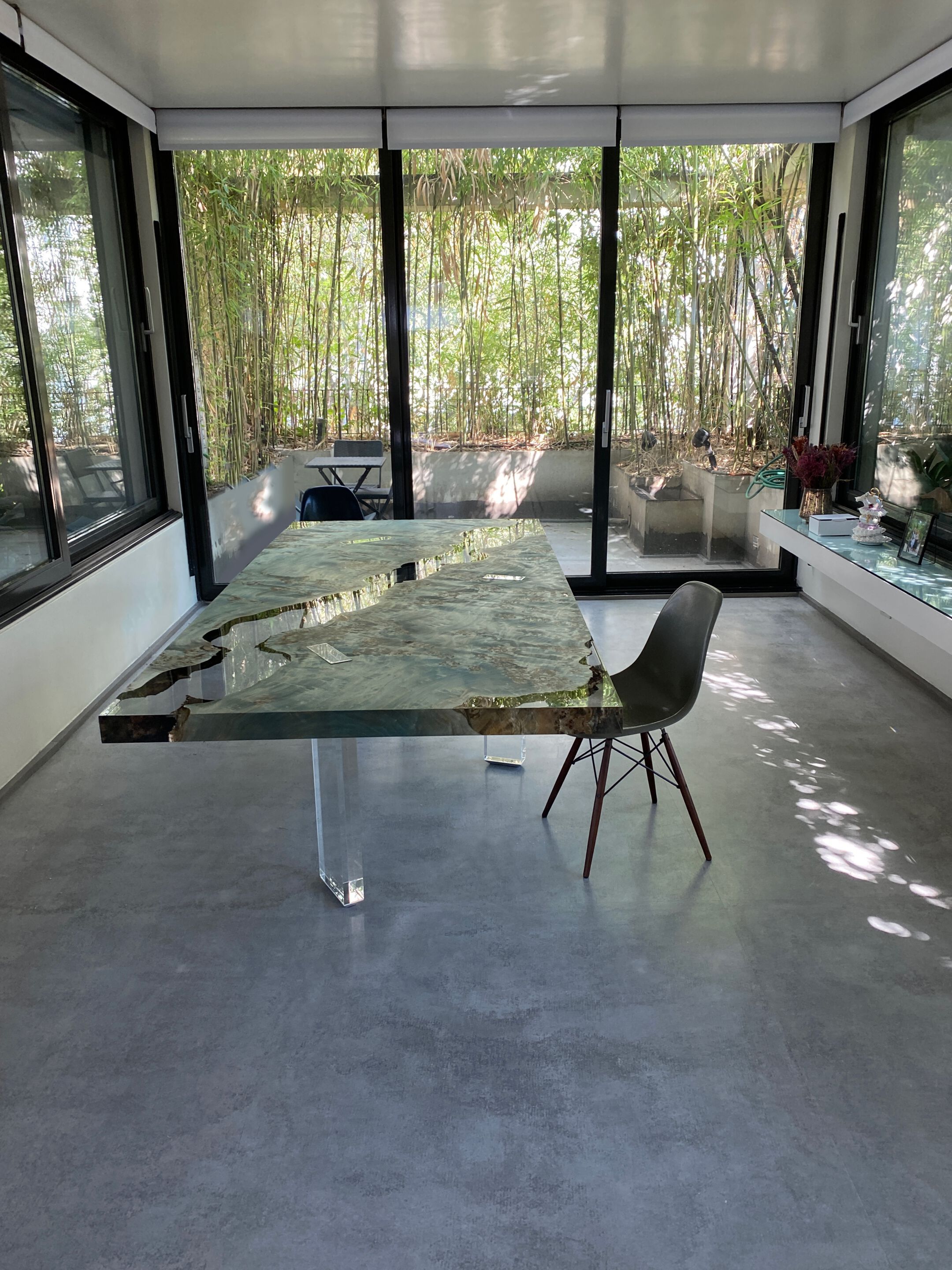 Прямоугольный стол из тополя и смолы alcarol Geomorphic 2023 ARCH-00011332 - Вид №8