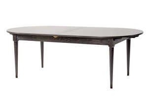 HT355 НОВИНКА D-концевой стол с повернутыми ножками ijlbrown