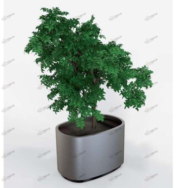 Manufatti Viscio Кашпо для общественных мест из оцинкованной стали Eolo sun-id-1499128