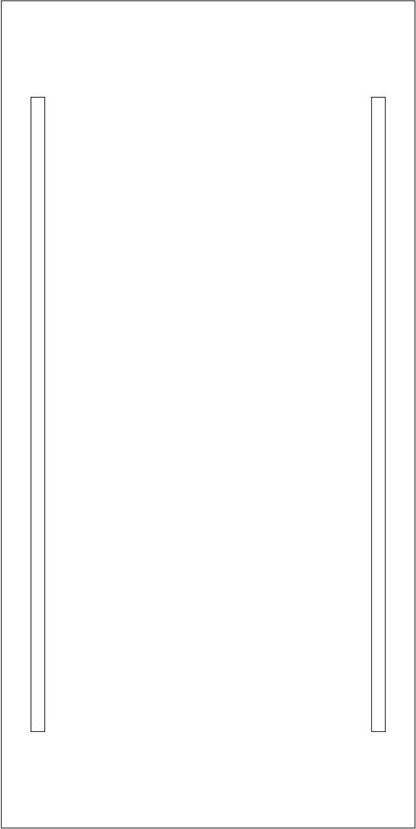 BY 2124 Зеркало с 2-мя встроенными LED-светильниками 18 W EVOFORM Ledline - Вид №1