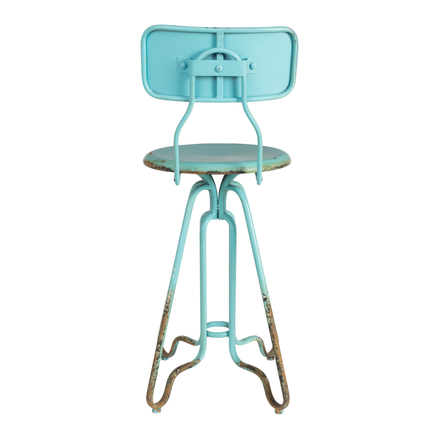 Стул барный Ovid голубой Dutchbone 1500043 - Вид №4