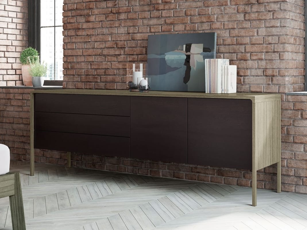 Деревянный шкаф с распашными дверями Punt Tactile ARCH-00078397 - Вид №5