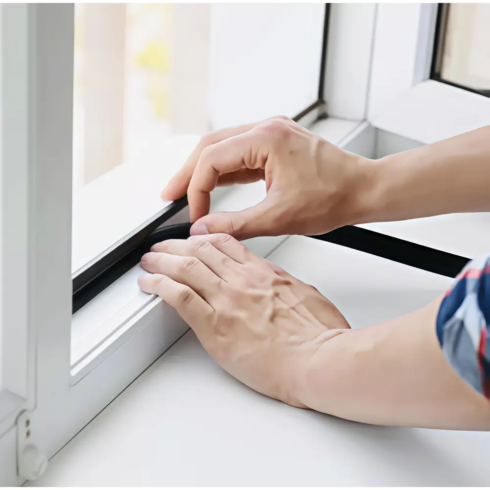 Уплотнитель EPDM для окон и дверей самоклеящийся Monlid P-профиль 6 м цвет коричневый STLM-2015510 - Вид №5