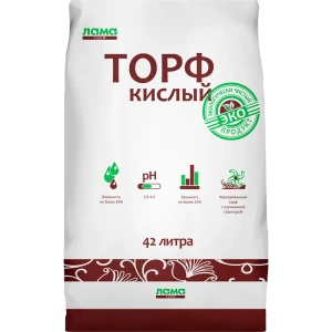 Торф Кислый Лама торф 42л
