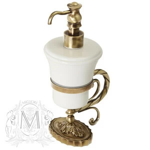 Дозатор жидкого мыла MIGLIORE Edera ML.EDR-60.317.BR - бронза