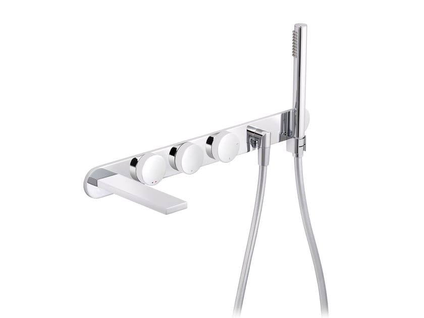 Металлическая настенная ванна с водопадом с ручным душем rvb TUNE ARCH-00150773