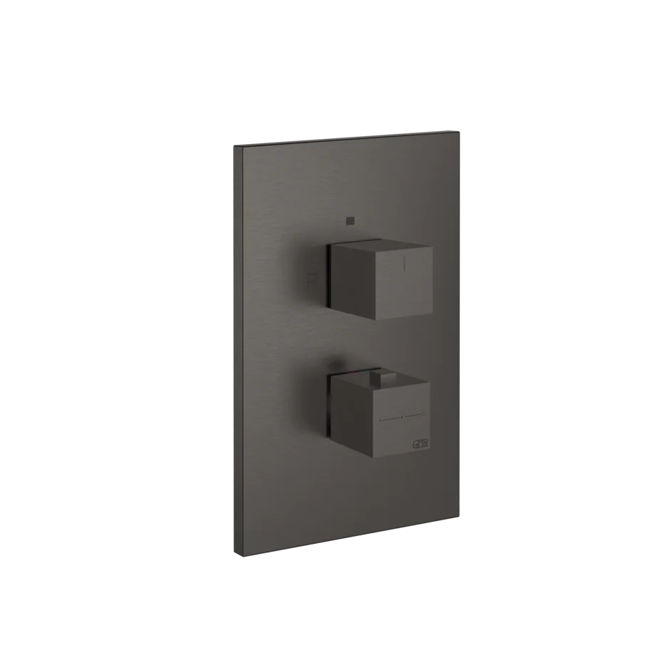 Смеситель для душа 20184 707 Gessi Rettangolo k ЧЕРНЫЙ МЕТАЛЛ BR. PVD 20184707