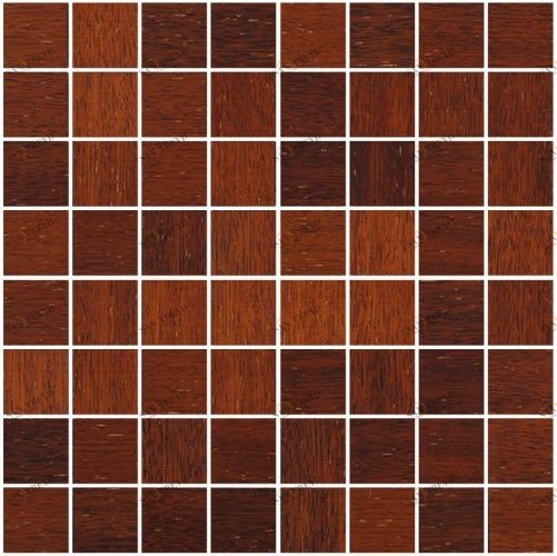 Мозаика и 3D панели из дерева Da Vinci Мозаика 8x8 047 Мербау Селект (Гладкая) 288х288 мм 1301100047