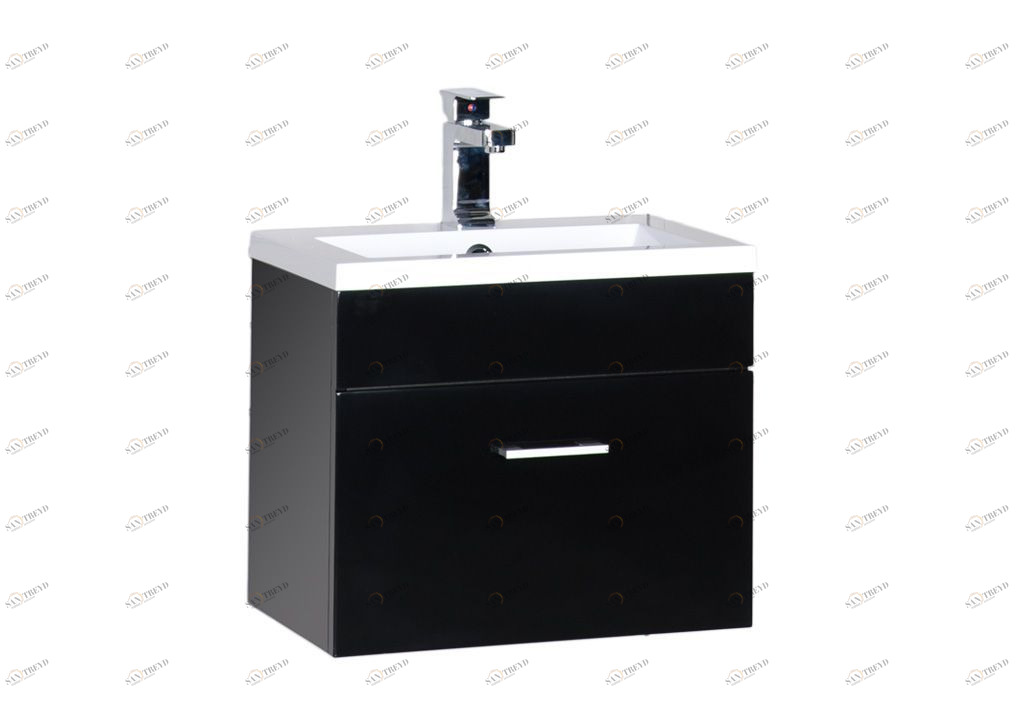 Тумба под раковину Aquanet Нота 50 черный sun-id-271809