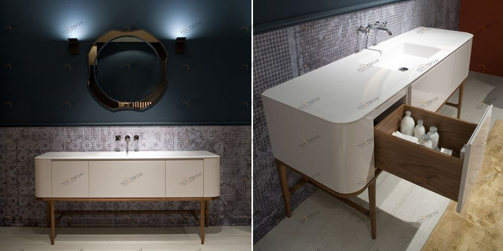 Комплект мебели №3 180 см Antonio Lupi ILBAGNO из ясеня Antoniolupi 3ILBAGNO