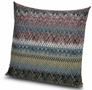 MissoniHome Подушка из ткани жаккардового цвета с затемненным зигзагом Winter garden