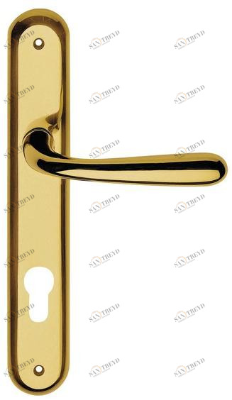 LINEA CALI' Латунная ручка на пластине в классическом стиле Garda sun-id-1444882