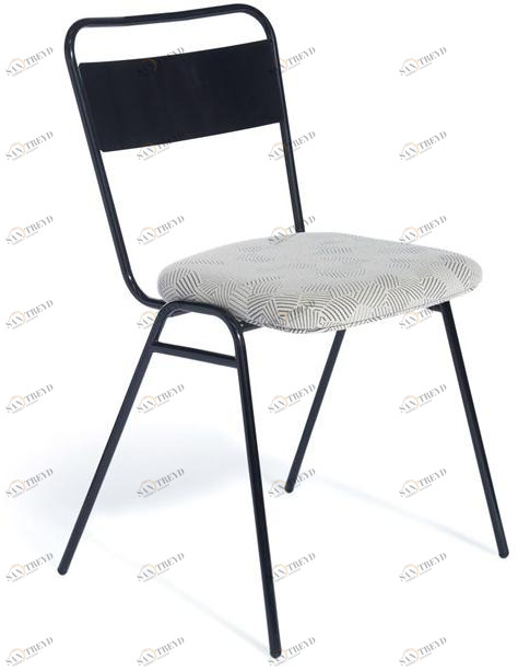 Deadgood Стул штабелируемый тканевый, с открытой спинкой Working girl Wg4