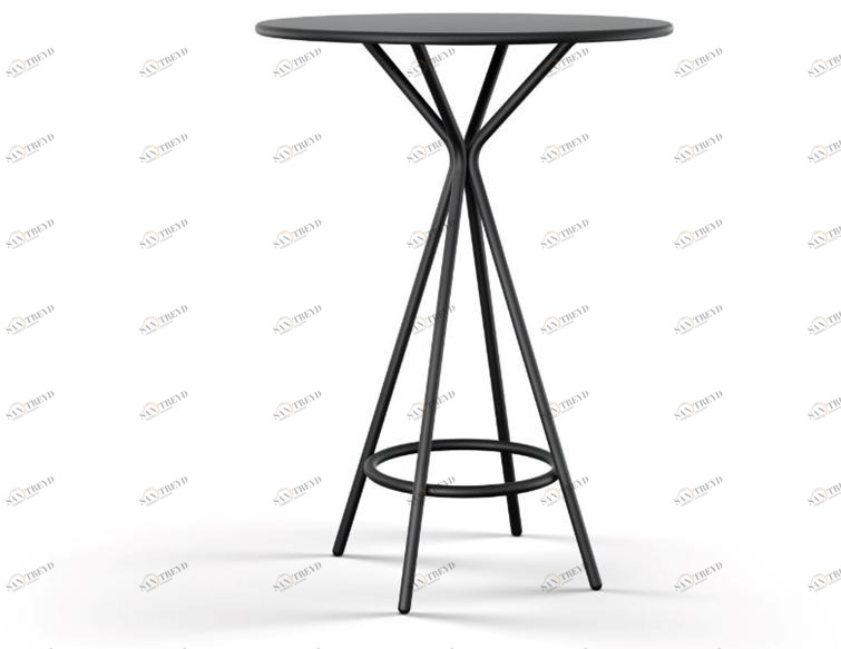 Brunner Круглый высокий стол из стали с порошковым покрытием Crona 6393