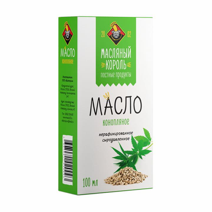 Масло конопляное Масляный Король 100 мл Santreyd 5859 - Вид №1