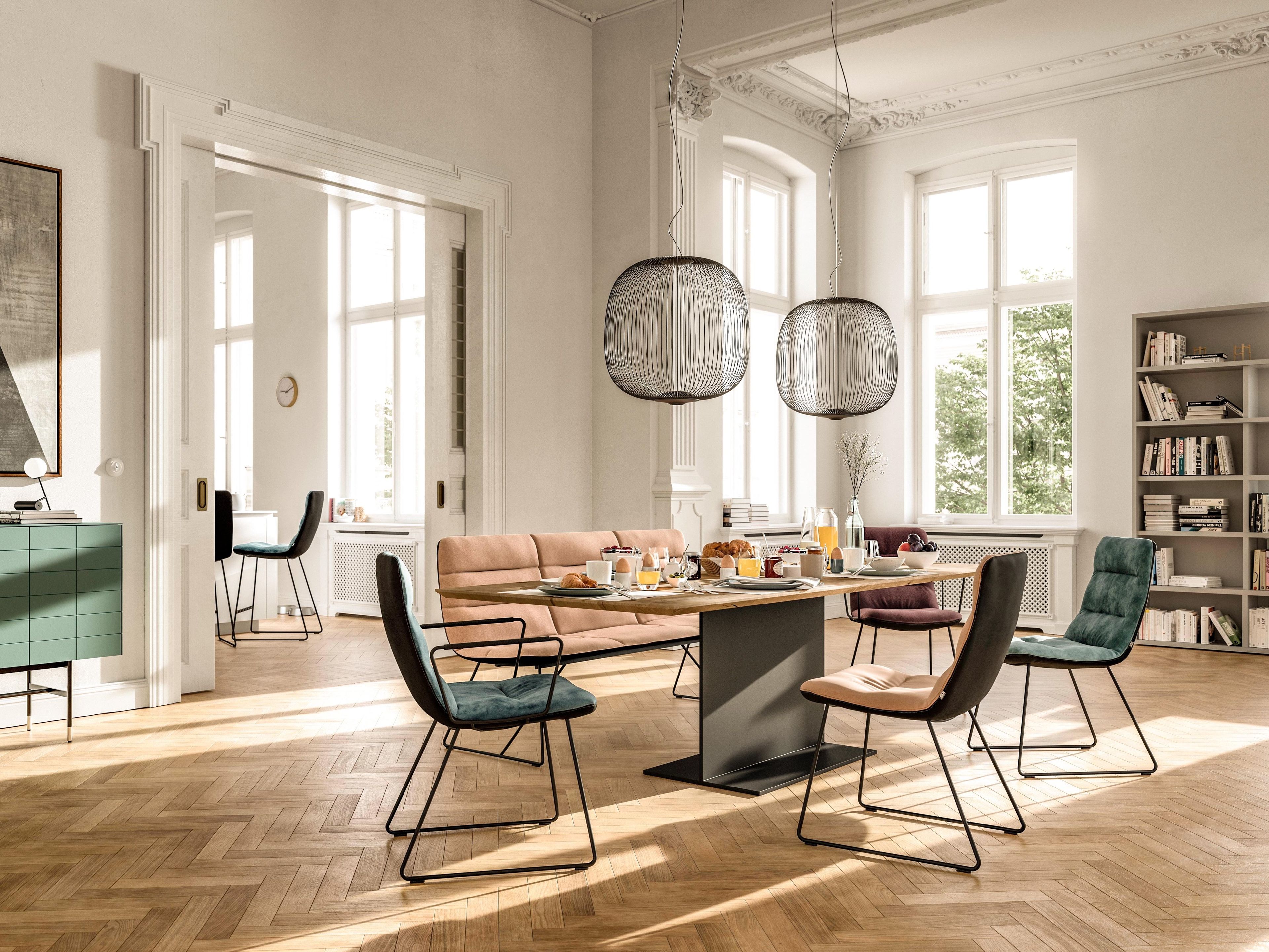 Мягкая скамья со спинкой KFF Arva Light ARCH-00079408 - Вид №8