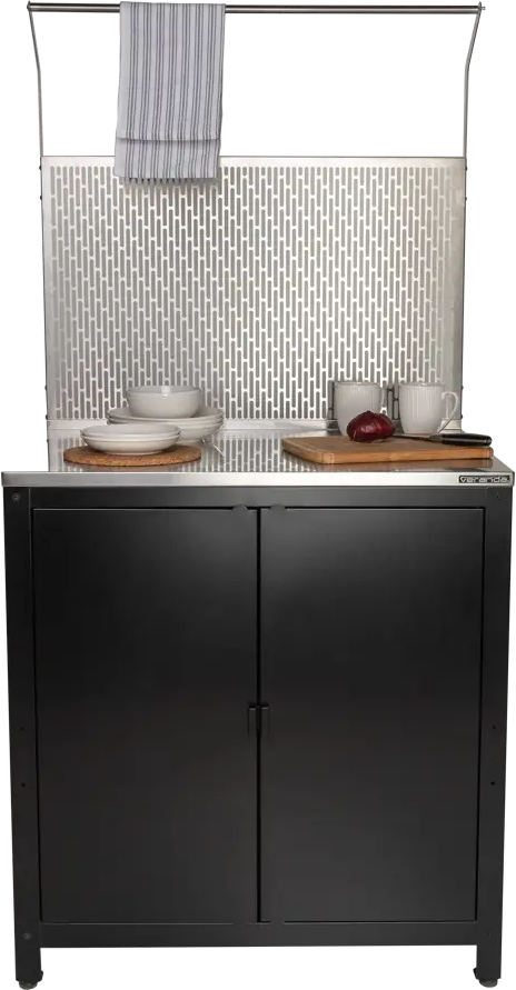 91700681 Комплект Veranda Уличная кухня Мини сталь 58x86x92см STLM-0960678