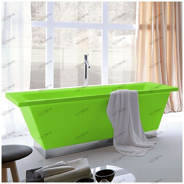 Ванна Gruppo treesse Conthea V1211AC-S салатовая отдельностоящая прямоугольная V1211ACS