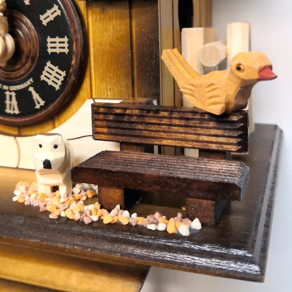 Часы настенные деревянные орех с кукушкой Sars 8MT SARS ДИЗАЙНЕРСКИЕ 00-3967481 Коричневый  - Вид №4