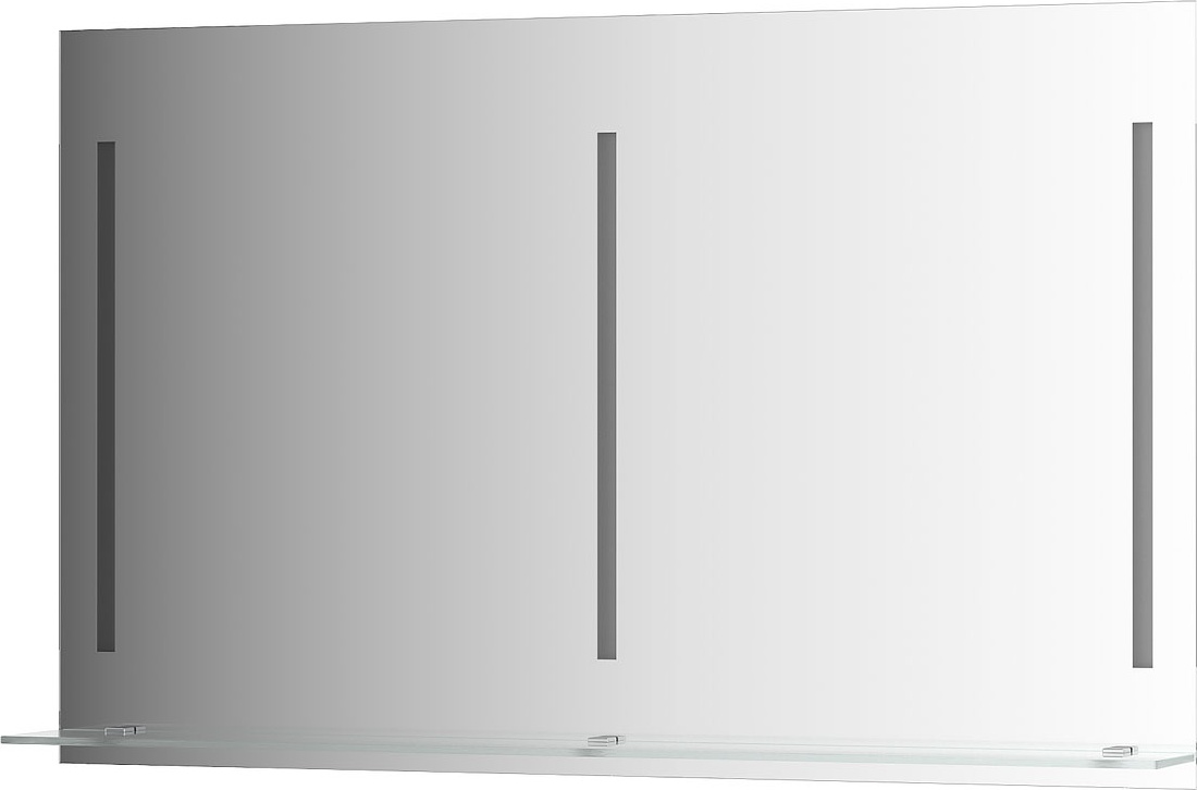 BY 2168 Зеркало с полочкой 120 cm с 3-мя встроенными LED-светильниками 16,5 W EVOFORM Ledline-S
