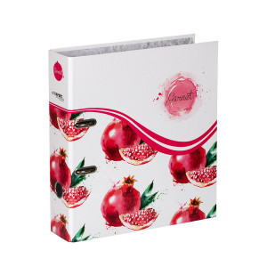 254174 Регистратор ламинир."Фрукты" 75 мм А4 арочный механ. гранат Expert Complete