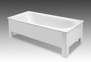 651597 Ванна IFO Caribia с половинной передней частью, Complete NK VS 900 x 700