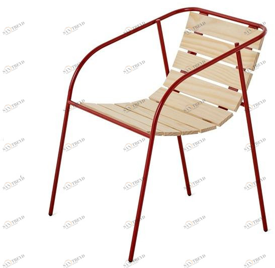 Nola Industrier Штабелируемый садовый стул с подлокотниками Rocky sun-id-1467562