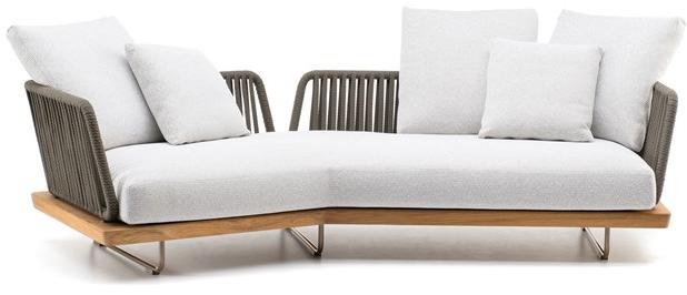 Minotti Модульный садовый диван на санках Sunray sun-id-1397866 - Вид №1