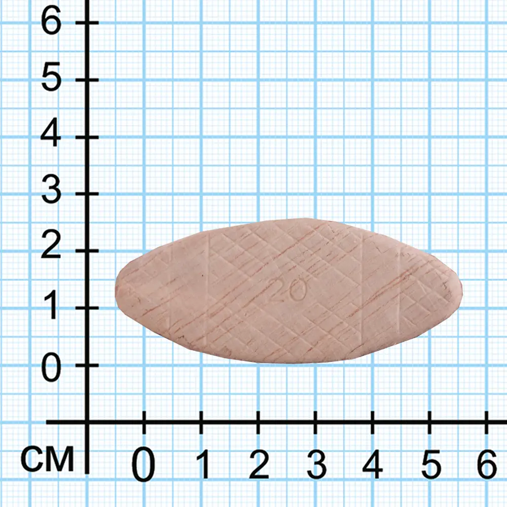Шкант мебельный 56x23x4 мм дерево цвет бежевый 20 шт Santreyd STLM-2060123 - Вид №1