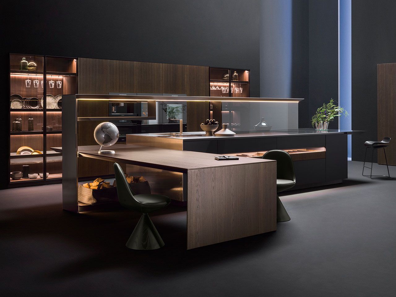 Встроенная кухня с островом Arrital Nautila ARCH-00078778 - Вид №4