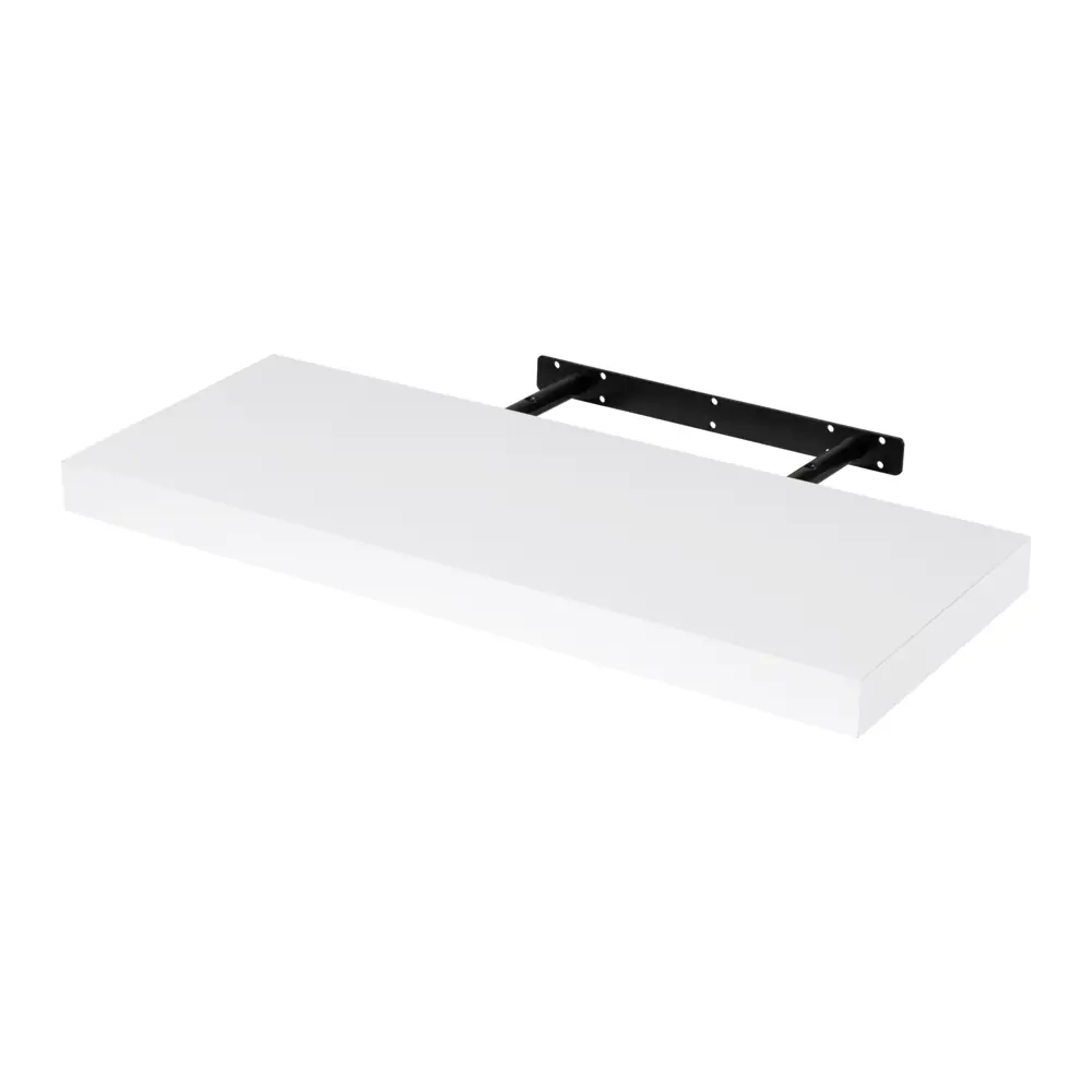 Настенная полка KONSENSA 60x23.5 см со скрытым креплением МДФ цвет белый STLM-2135100 - Вид №4