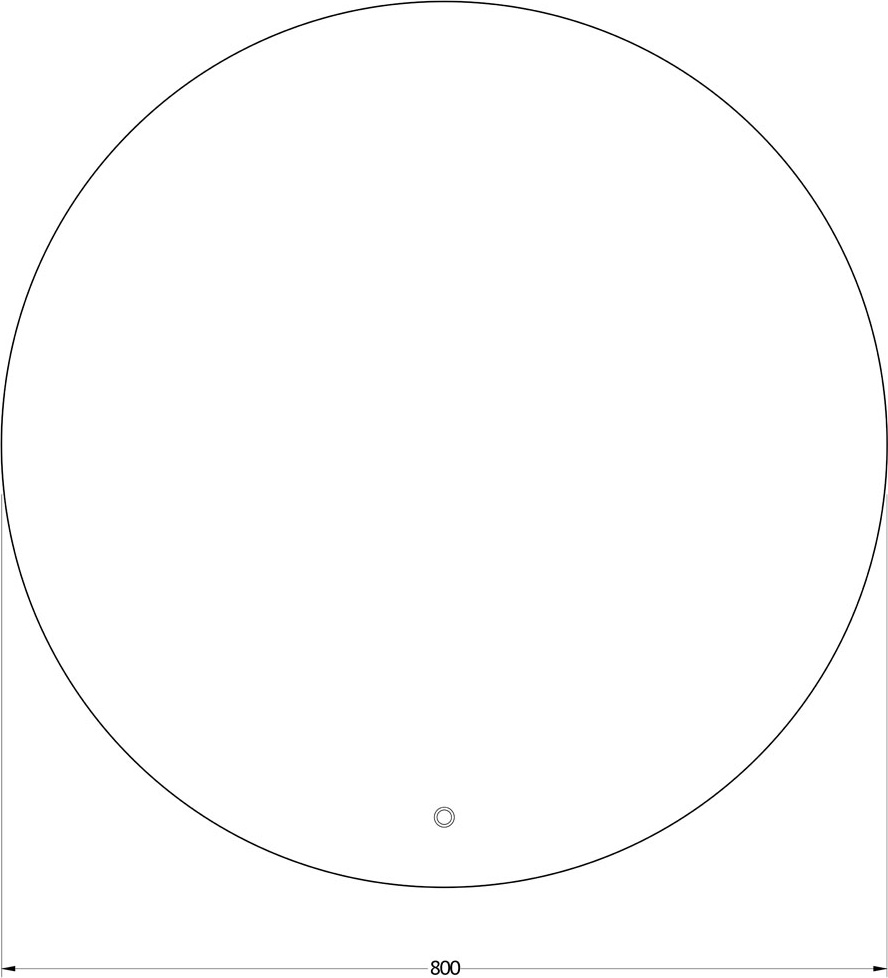 BY 2655 Зеркало с LED-подсветкой 21 W EVOFORM Ledshine - Вид №1