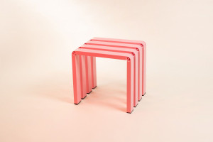 Стальная скамья с порошковым покрытием