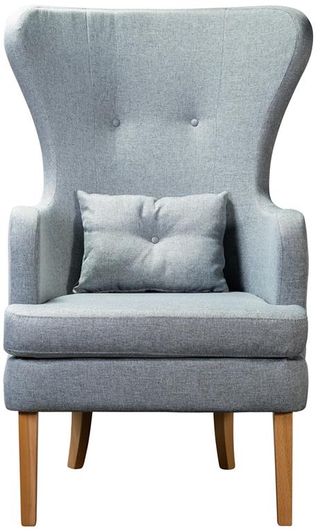 1222 Кресло Хилтон Сканди Грей R-HOME 400081_Грей - Вид №1