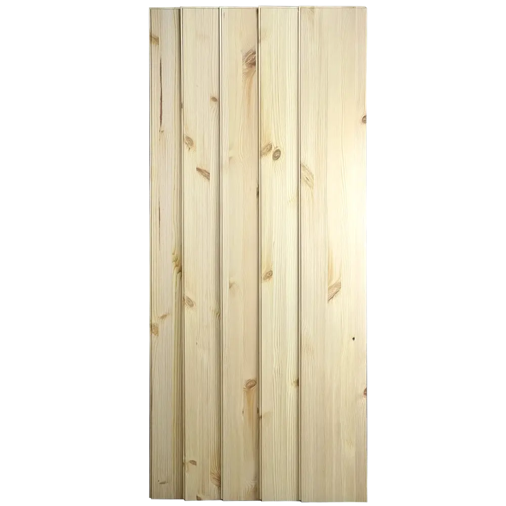 Деревянная панель 8х196x1450 мм хвоя сорт AB с фаской угла 5 шт АРЕЛАН STLM-2159919 - Вид №1