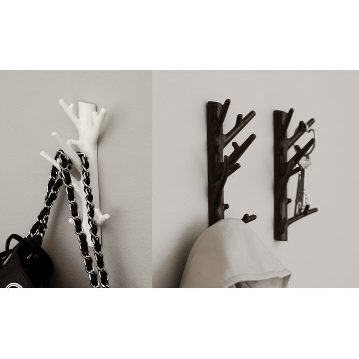 Вешалка универсальная branch полированная коричневая BOSIGN  253752 Черный  - Вид №1