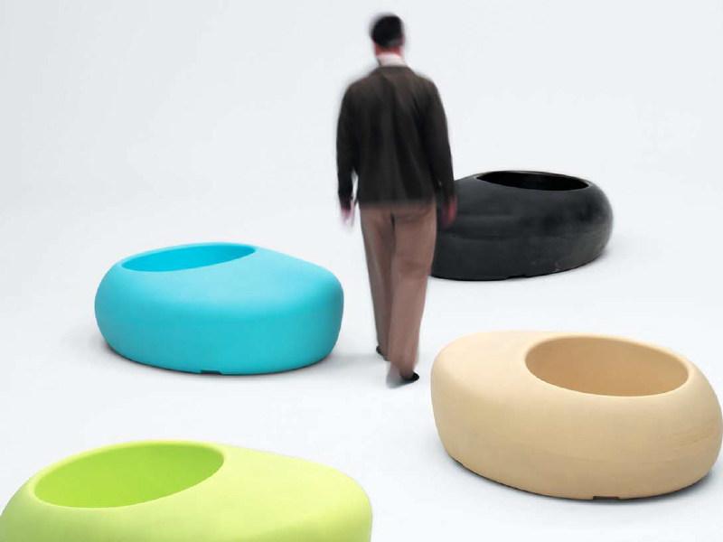 BD Barcelona Design Кашпо для общественных мест / сиденье для улицы из полиэтилена Bdlove sun-id-1457485 - Вид №5