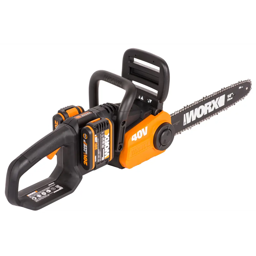 Аккумуляторная пила WORX WP370E 40V с шиной 35 см - полная автономность в работе 82600069 STLM-0031100 - Вид №8