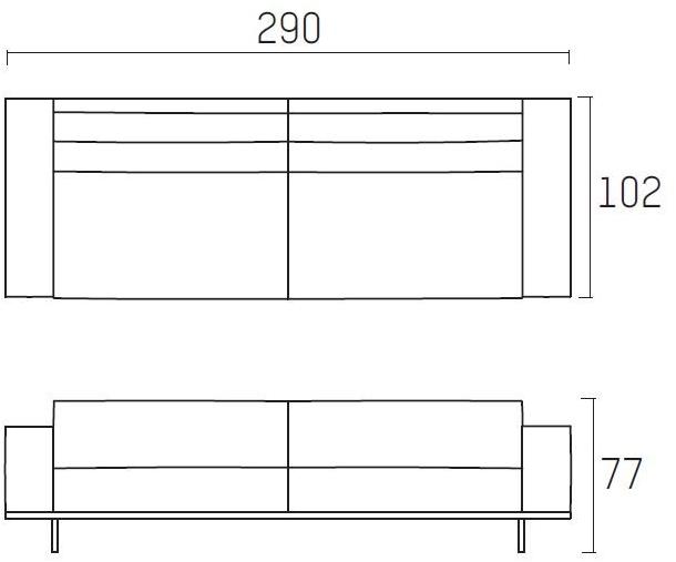 Piet Boon Модульный диван с огнестойкой обивкой Don living Pbc 06.100/102/103/ - Вид №10
