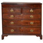 SOR27526 Дубовый комод с поперечными полосами ijlbrown  - Вид №6