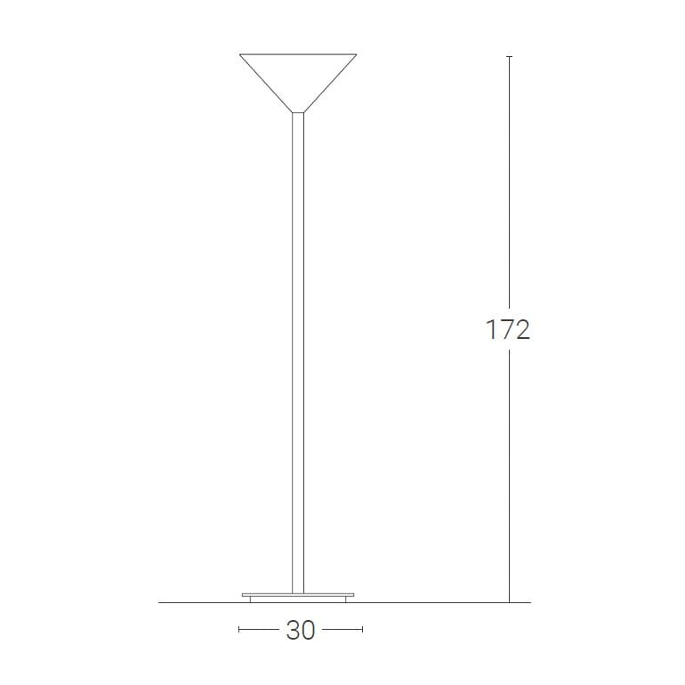 Железный торшер ZAVA Jeena ARCH-00119056 - Вид №2