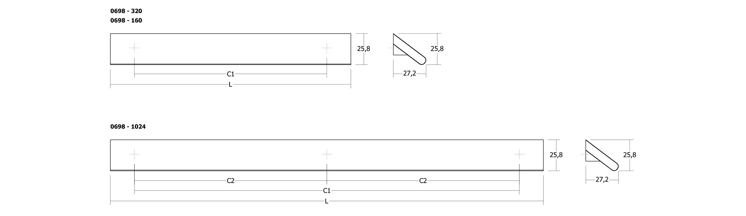 Дубовая мебельная ручка Viefe CANO ARCH-00090906 - Вид №7