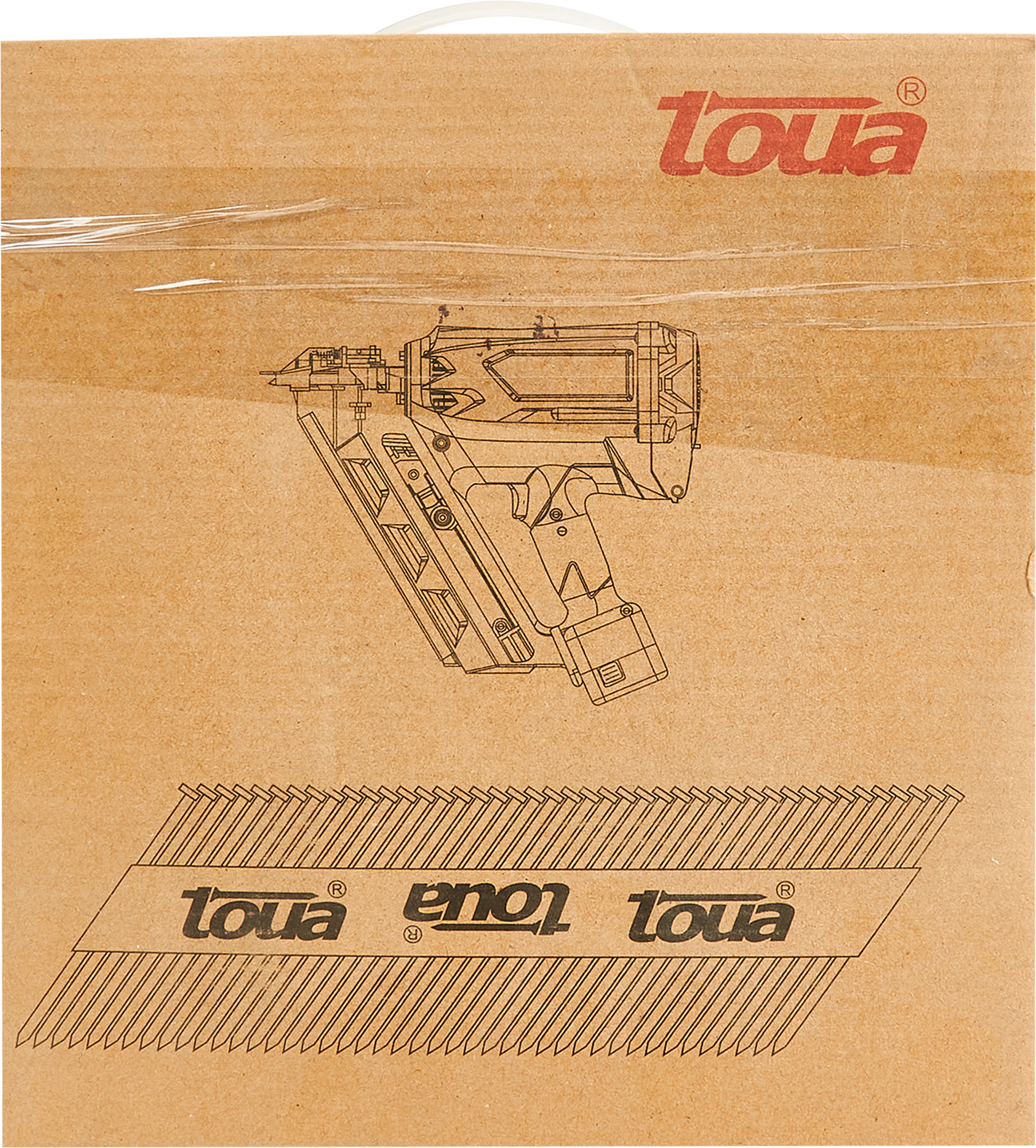 89070438 Гвозди по дереву рифленые 28750RIBRT 2.87x50 мм, 3000 шт. STLM-0077950 TOUA  - Вид №3