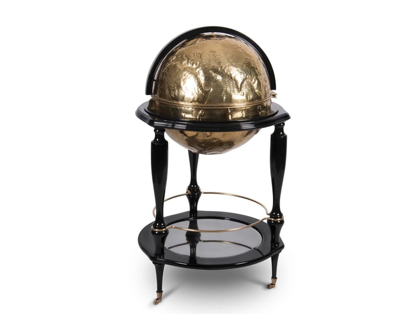 Латунный барный шкаф Boca do Lobo EQUATOR GLOBE GOLD ARCH-00016481