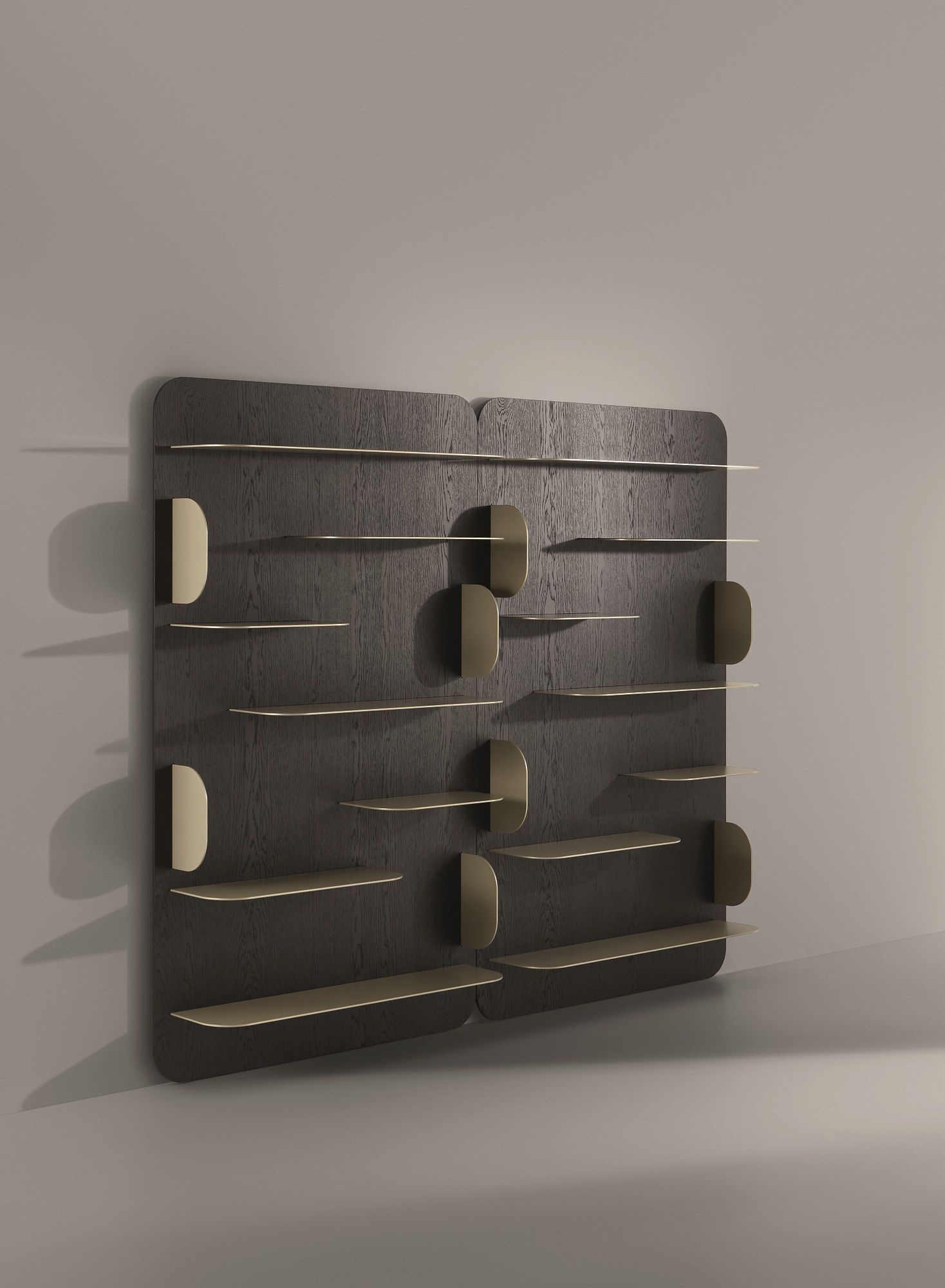 Деревянный настенный книжный шкаф BONALDO Blabla ARCH-00116063 - Вид №4