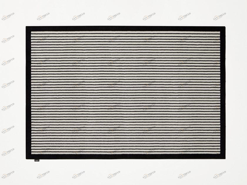 Antonio Lupi Design Прямоугольный коврик из полосатого бархата Tramato Tr250 Antoniolupi 