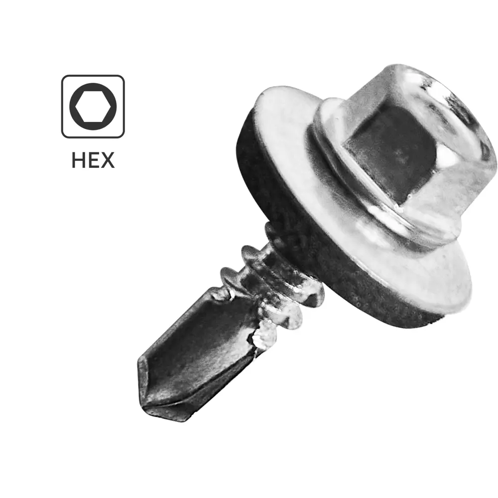 Саморезы DILWIS по металлу с буром 5.5x19 мм (1 кг) 89386438 STLM-1578687