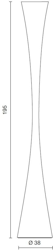 Martinelli Luce Торшер полиэтиленовый с диммером  2217/pol  - Вид №13