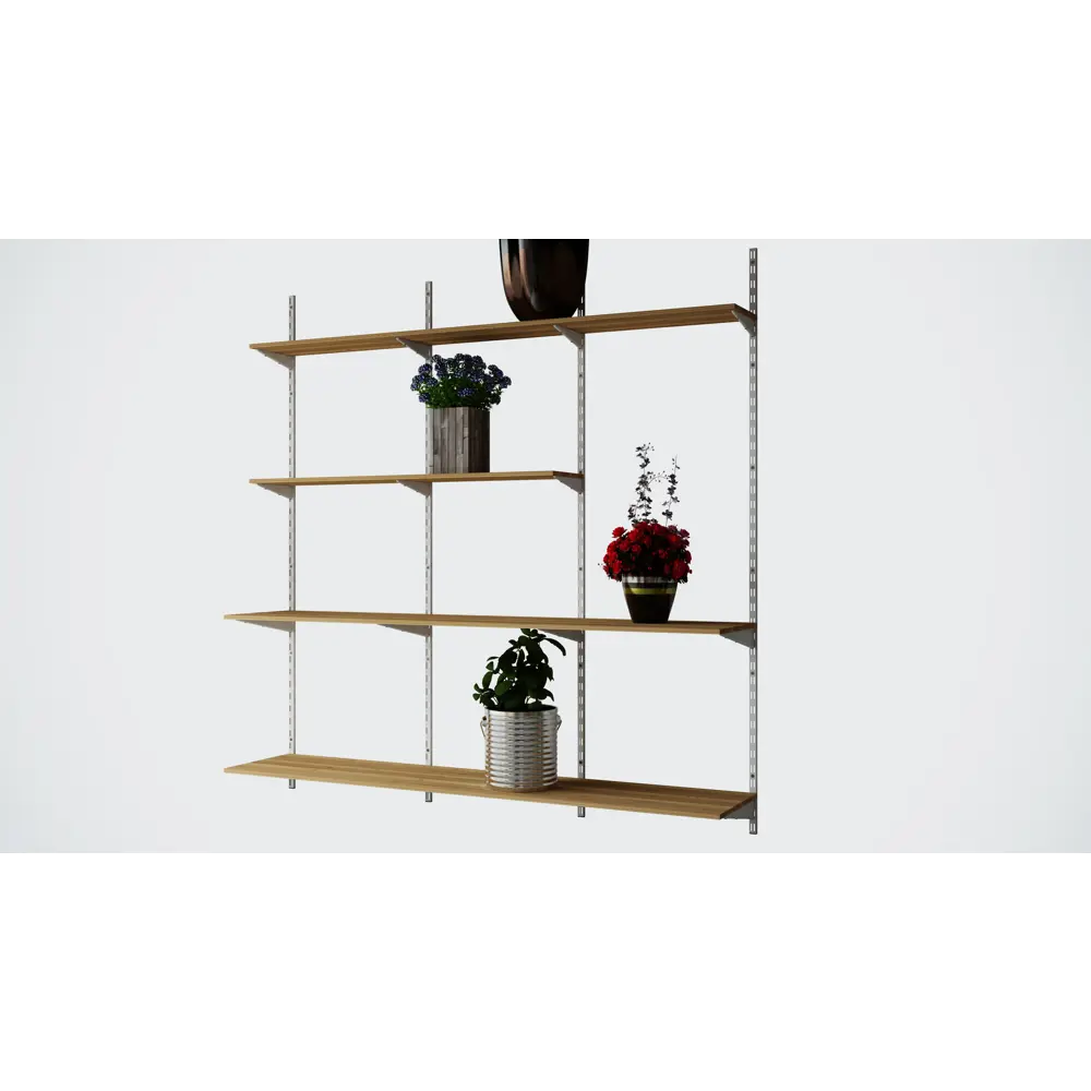 Кронштейн двухрядный KONSENSA 25x5.6x1.3 см нагрузка до 25 кг цвет белый STLM-2027434 - Вид №10